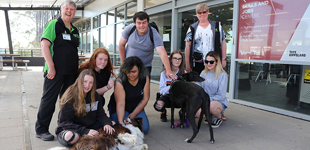 VCAL-Therapy-Dogs-TAFE-Gippsland