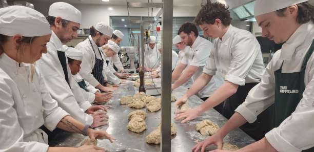 Brendan Woodroffe leads breadmaking masterclass